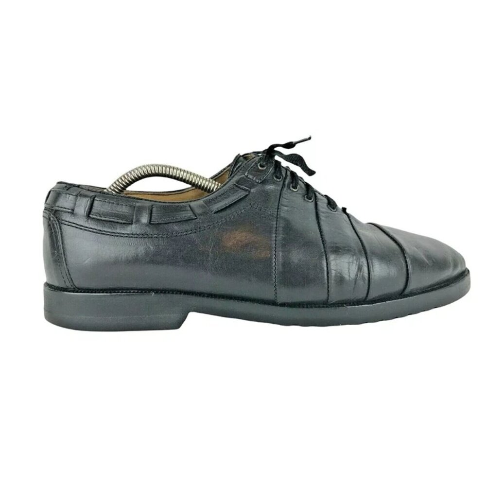Kenneth Cole New York Mens Black Cut Out Details Casual Oxfords Shoes Size 8 D